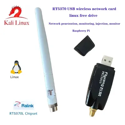 RT5370 Chipset 150Mbps Wireless Network Card USB WiFi Adapter For Windows / 7/8/10 / Kali