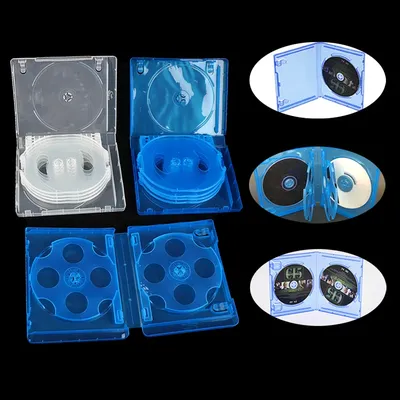 CD Case CD Storage Box 1Pc Blu-ray Replacement Game Cases Protective Box For PS4 PS5 CD DVD Discs