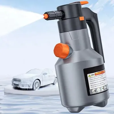 2L Handheld Electric Foam Sprayer Hand Pump Foam Sprayer Snow Foam Cannon Motorized Car Wash Sprayer