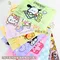 Cute A4 Button File Bag Waterproof Cartoon Shin-chan Paper Storage Bag School Office Supplies Pen