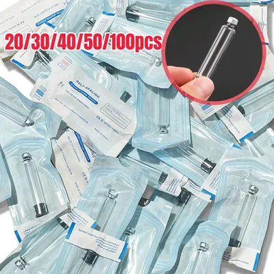 20/30/40/50/100pcs Disposable Independent Packaging 3ml Insulin Injection Pen Sleeve Tool Insulin Cartridge Cassette Bottles