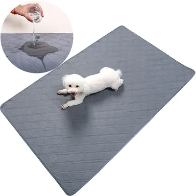 Dog Pee Pad Reusable Blanket Absorbent Diaper Washable Puppy Training Pad Pet Bed Urine Mat for Pet