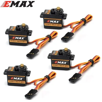 ﻿Emax Es08mA Ii/piezas/es08mdii-servoANALOGDe 1/4 Es08md-ii Mini Engranaje De Metal De Alta