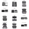 For N64 Battery Cover Lid Door For GB PS5 Wii Back Door Case For PSP1000 2000 3000 Black Shell For Xbox One Series X S Xbox360