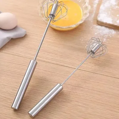 Semi Automatic Egg Beater Rotating Cream Egg Mixer Household Manual Egg Beater Baking Tool Kitchen