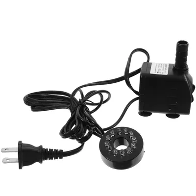 3-25W Powerful Submersible Pond Water Pump With LED Light Aquarium Fish Tank Submersible