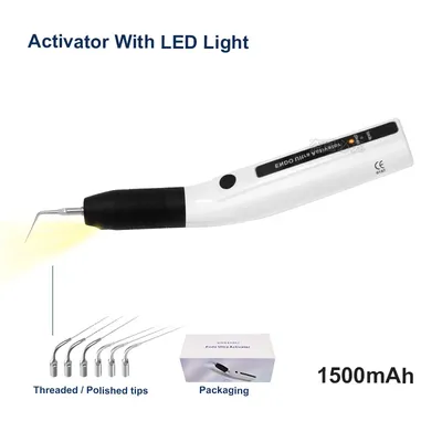 Dental Endo Activator With LED Light Sonic Irrigator Tips For Dental Instrument Root Canal Sonic