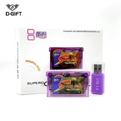 For Super Mini Card SD Adapter Game Card For GBM IDS NDS NDSL GBA SP Burning Flash Card Game