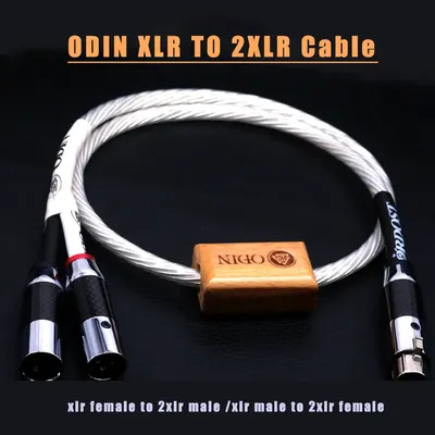 Hi-End Odin Reference One XLR Female To 2 XLR male Plug Splitter Audio Balanced Cable HIFI XLR Cable