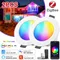 1-10pcs 15W LED Bulb Tuya ZigBee RGB LED Downlight Recessed Spotlight APP Control Alexa Google Home