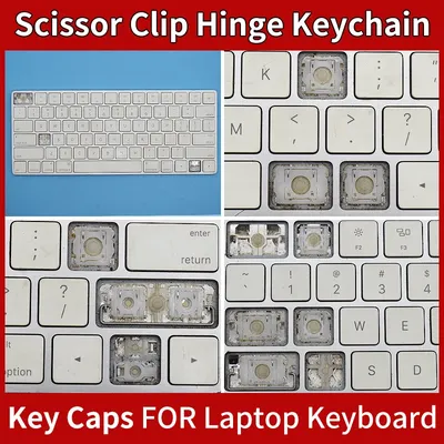 Replacement Keycap Key Cap &Scissor Clip&Hinge For Apple A1644 Magic 2 Bluetooth Keyboard KEY &