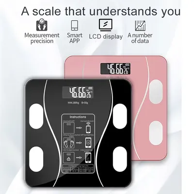 2025Weight Scale Smart APP Synchronized Body Fat Scale Bathroom Digital Scale Bluetooth Body Fat