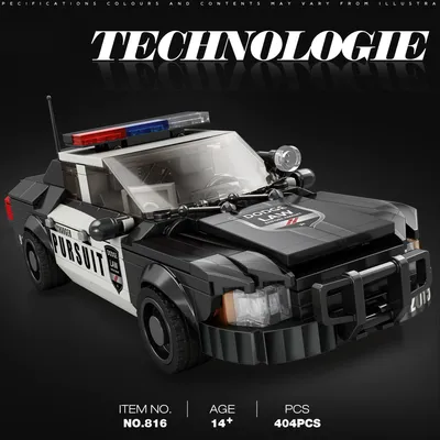 404PCS Police Car Building Blocks City Special Police Vehicle Technology Bricks Model Kids