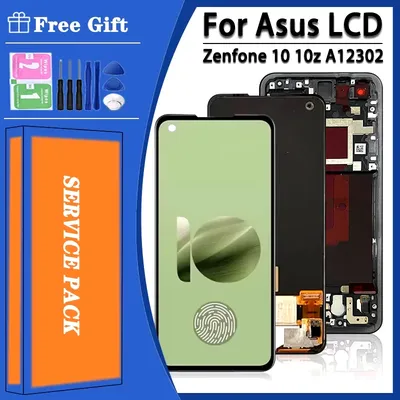 5.92“ AMOLED New For Asus Zenfone 10 10Z AI2302 lcd Display Touch Screen Digitizer Assembly For