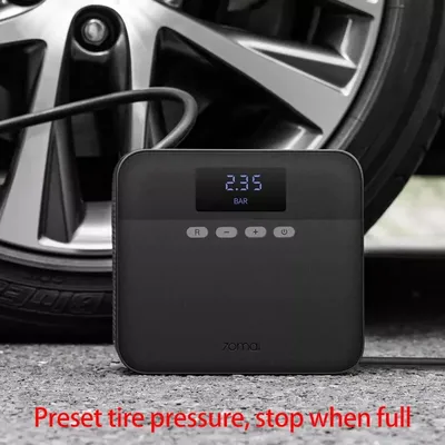 70mai Portable Air Compressor Tire Inflator Air Pump for Car Tires DC 12V Tire Pump Preset tire