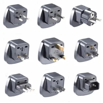 Universal CE America European Kr AU EU to US UK USA Plug Adapter South Africa India Adaptor Italy Switzerland Travel Converter