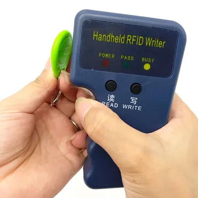 Handheld 125KHz RFID Card Copier Writer Duplicator Programmer Reader + EM4305 T5577 Rewritable RFID