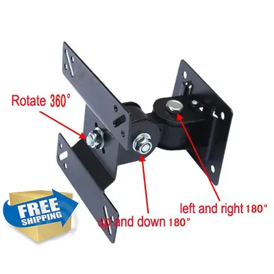 LCD-7R universal 10"24" 27"100x100 75x75 80x80 metal vesa mount arm rotate tiltable swivel LCD wall