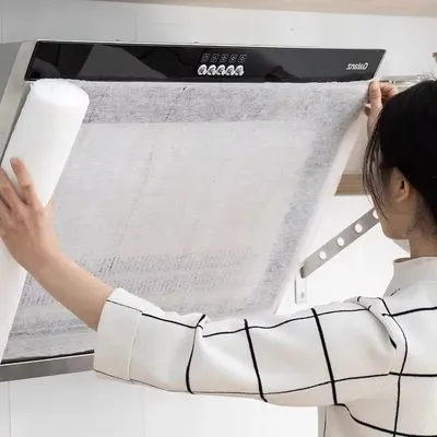 46cm*5/10M Range Hood Filter Paper Disposable Non-woven Oil-proof Cotton Filter Paper Suitable for