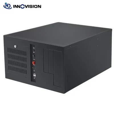 Stable wallmounted chassis IPC2407A industrial computer case supporting 7slot industrial ISA