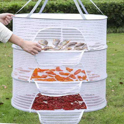 1PC Multifunctional Household Drying Net Drying Fish Dry Insect Proof Drying Net Drying Clothes