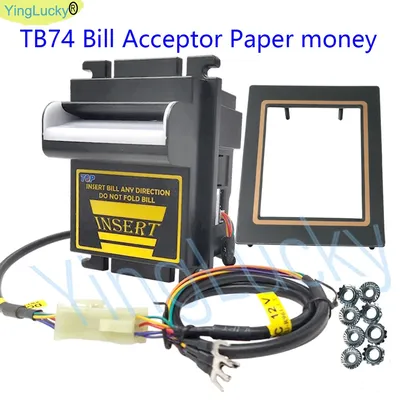 TB 74 ICT Bill Acceptor Paper money Banknote Cash Acceptor machine for fishing Game machine / Crane