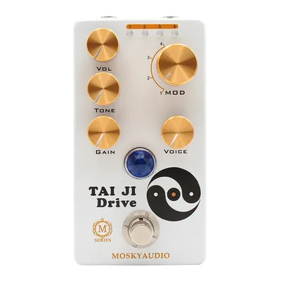 MOSKYaudio TAI JI DRIVE Guitar Bass Effect Pedal Overdrive Four Models With True Bypass