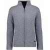 Outdoorjacke RAGMAN, Herren, Gr. M (48/50), grau (khaki rot weiß, 184), 100% Wolle, Langarm, Jacken