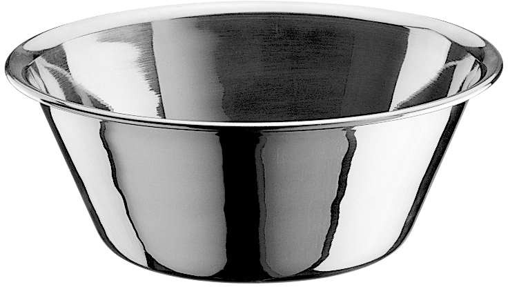 Schüssel PINTINOX "Professional", silber (edelstahlfarben), H:6cm Ø:16cm, Edelstahl 18/10, Schüsseln, Schüssel, konisch, spülmaschinengeeignet Image