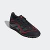 Fußballschuh ADIDAS PERFORMANCE "PREDATOR CLUB KIDS TF", Gr. 30, core schwarz, grau four, lucid rot, Synthetik, sportlich, Schuhe