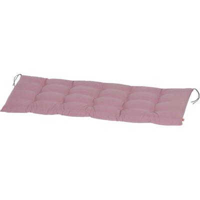Bankauflage SIENA GARDEN "ATRIA, 140 cm", rosa (altrosa), B:48cm H:6cm T:120cm, Polyester, Polsterauflagen, Dessin Uni, aus 100% recyceltem Polyester, in verschiedenen Farben Image