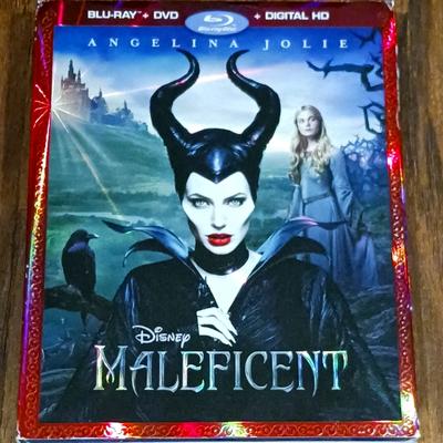 Disney Media | Walt Disney's Maleficent On Blu-Ray + Dvd Angelina Jolie | Color: Blue | Size: Os