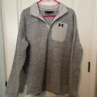 Under Armour Sweaters | Under Armour Specialist 2.0 Mens Large Gray Jacket Top Thermal Pocket | Color: Gray | Size: L