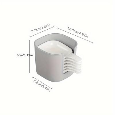TEMU 7pcs/set Plastic Dish Set - Storage And , , Dish, Bowl, Dish, Plates, Kitchen & Restaurant Supplies Image
