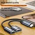 Adattatore telefonico cavo USB C OTG Adattatore 2 in 1 da tipo C a USB A con porta di ricarica PD per tablet portatile Samsung Huawei Xiaomi