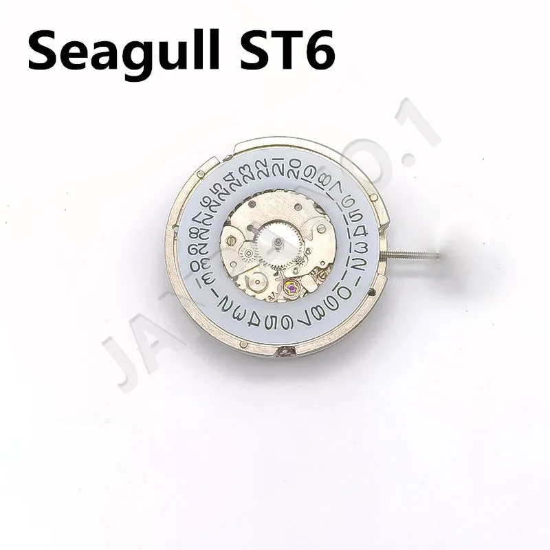 Neues echtes Seagull ST6-Automatikwerk China Tianjin Made ST6312 Herrenuhr mit Datum bei 3:00 Mouvement und 3 Zeigern Image