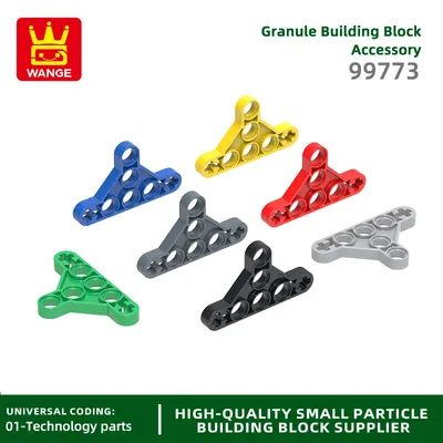 Wang109pcs/lot 99773 moc technisches Balken dreieck dünne mechanische Zubehör mit Robotern Bausteine Image