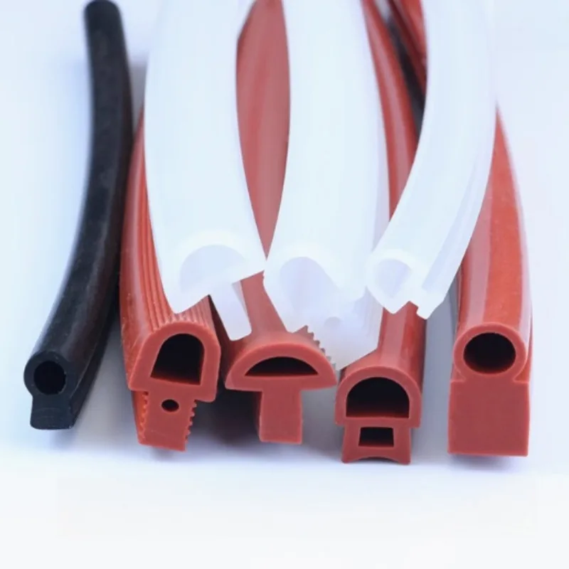 1/3M Tür Fenster Silikon Streifen Pilz Kopf Dichtung Streifen Hohe Temperatur T-Förmigen Silikon Streifen für ofen Tür Dichtung Streifen Image