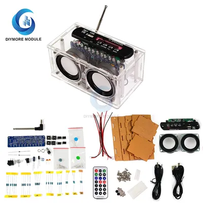 DIY Bluetooth Lautsprecher Kit mit FM Radio 87,5-108 MHZ DIY Löten Projekt Praxis Elektronische Kit Image