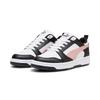 Sneaker PUMA "REBOUND V6 LOW", Gr. 40, pink (puma weiß, future pink, puma schwarz), Synthetik, unifarben, sportlich, Schuhe