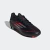 Fußballschuh ADIDAS PERFORMANCE "F50 LEAGUE KIDS FG/MG", Gr. 35, core schwarz, iron metallic, lucid rot, Synthetik, Textil, sportlich, Schuhe