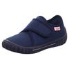 Hausschuh SUPERFIT "BILL WMS: Mittel", Kinder, Gr. 31, blau (dunkelblau), Baumwolle, casual, Schuhe, Kindergartenschuh mit Klettverschluss, Größenschablone zum Download