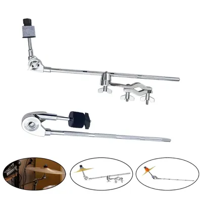 Cymbal Clamp Holder, Adjustable Cymbal Arm Attachment, Drum Set Clamp, Drum
