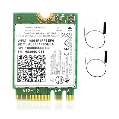 Wireless-AC M2 Wireless Network Card 2.4G/5Gbps Dual-Band 1200M Bluetooth-compatible Wlan Adapter