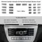 22PCS Car Front Dashboard Radio CD Player Digit Button Switch Buttons Cover Trim For Benz W204 W212