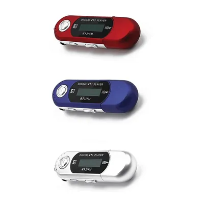 Mini MP3 Player Flash Drive Multilanguage LCD Music Player with 3 5mm Audio Jack One Finger Control