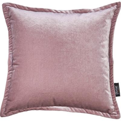 Dekokissen DONE. "Glam", rosa (altrosa, unifarben), B:45cm L:45cm, Polyester, Dekokissen_Sitzkissen_Kissenhüllen, unifarben, Reißverschluss, Kissenhüle ohne Füllung, 1 Stück Image