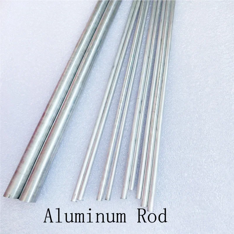 6061 Aluminiumstange, Legierung, massiver Rundstab, CNC-Metall, Durchmesser 2,5 mm, 3 mm, 4 mm, 5 mm, 6 mm, 7 mm, 8 mm, 9 mm, 10 mm ~ 35 mm, individuell Image