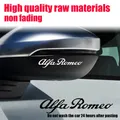 4PCS Nero/Bianco Moda Auto Distintivo Styling Corpo Adesivi IN PVC Accessori Auto Per Alfa Romeo Sportiva Stelvio Giulia Giulietta