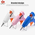 JCD 20W pistolet à colle thermofusible bricolage Mini pistolets industriels domestiques température de chaleur outil de réparation thermoélectrique utiliser des bâtons de colle 7mm